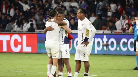 21 de agosto del 2025 Encuentro entre Liga de Quito VS Botafogo por Copa Libertadores en el estadio Rodrigo Paz.
