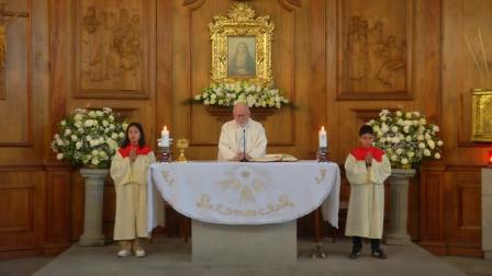 Misa del domingo con el padre Allan Mendoza desde la Capilla La Dolorosa del colegio San Gabriel de Quito.