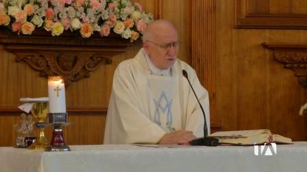 Misa del domingo con el padre Allan Mendoza desde la Capilla La Dolorosa del colegio San Gabriel de Quito.