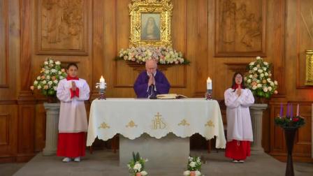 Misa del domingo con el padre Allan Mendoza desde la Capilla La Dolorosa del colegio San Gabriel de Quito.