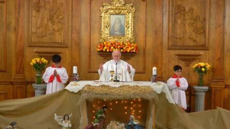 Misa del domingo con el padre Allan Mendoza desde la Capilla La Dolorosa del colegio San Gabriel de Quito.