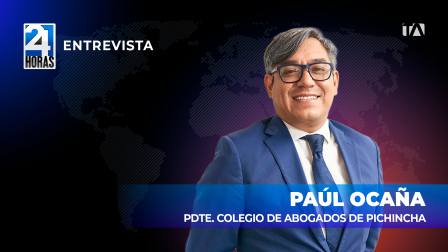 'Ya debemos pensar en una reforma en la Constitución referente al Consejo de la Judicatura', Paúl Ocaña, presidente del Colegio de Abogados de Pichincha, sobre el caso Godoy y la renuncia de Joseé Suing.