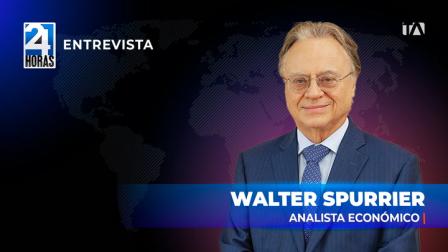 'Con la emisión de bonos el Estado no va a tener tanto peso de atender la deuda externa, porque la reprograma y puede mejorar la economía interna', Walter Spurrier, analista económico, sobre fondos económicos vencidos de Ecuador.