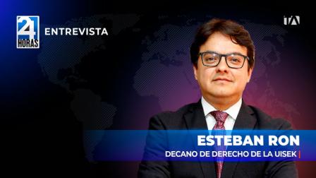 'Ecuador no tendrá a un nuevo Fiscal en este año' Esteban Ron, decano de la Facultad de Jurisprudencia de la UISEK, sobre el proceso de elección del Fiscal General.