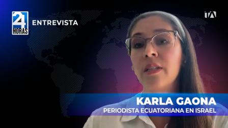 periodista ecuatoriana en Israel
