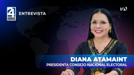 Las organizaciones políticas tienen claridad de los tiempos, indicó Diana Atamaint, presidenta del Consejo Nacional Electoral.