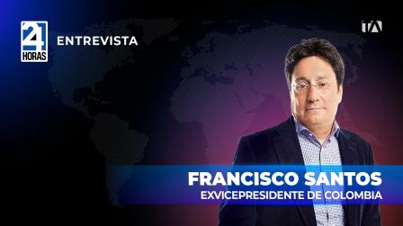 "El 70% de la coca sale por la frontera con Ecuador" detalló Francisco Santos, exvicepresidente de Colombia, sobre la crisis de seguridad regional.