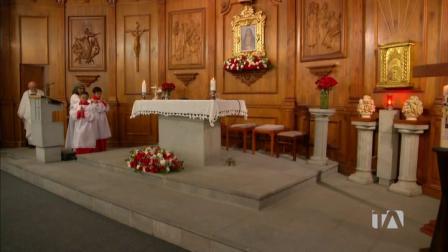 Misa del domingo 12 de abril del 2026, con el padre Allan Mendoza, desde la Capilla La Dolorosa del colegio San Gabriel de Quito.