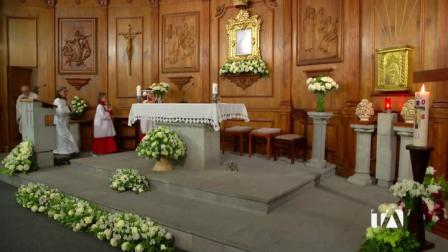 Misa del domingo 19 de abril del 2026, con el padre Allan Mendoza, desde la Capilla La Dolorosa del colegio San Gabriel de Quito