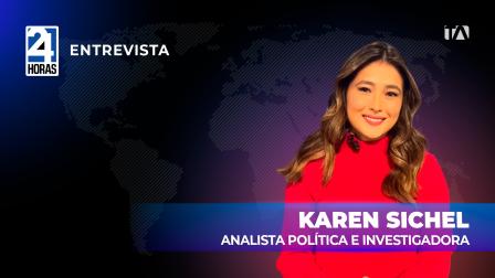 "Lo que pasa con Aquiles Álvarez es tortura y persecución digna de un régimen autoritario", sañaló Karen Sichel, analista política e investigadora, sobre el tratamiento judicial en Ecuador.