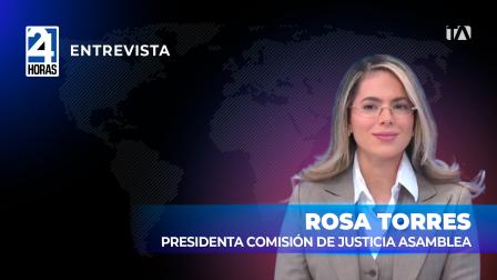 "Buscamos blindar con imparcialidad los próximos concursos de jueces para erradicar cualquier intento de manipulación" señaló Rosa Torres, presidenta de la Comisión de Justicia de la Asamblea, sobre las reformas judiciales.