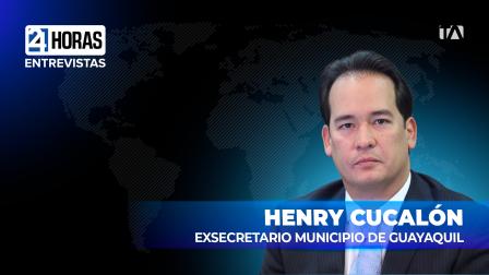 "Los recursos son de la gente, son por constitución, por ley" indicó Henry Cucalón, exsecretario del Municipio de Guayaquil, sobre la utilización de recursos para obras en el Puerto Principal