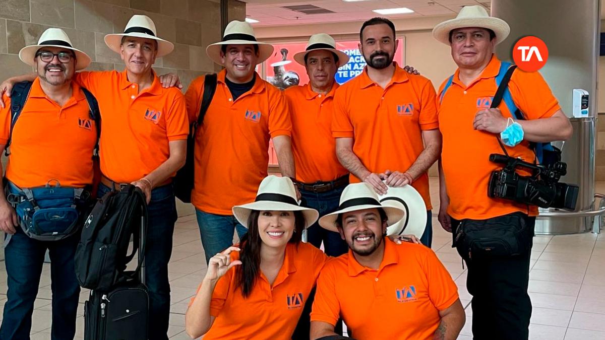 Equipo de Teleamazonas llegó a Qatar