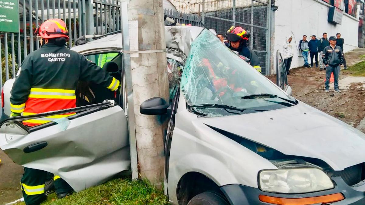 Siniestro de tránsito en el norte de Quito deja un fallecido
