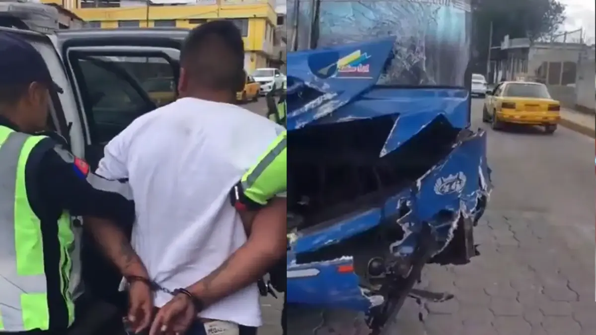 Chofer de bus de transporte público fue detenido en estado de embriaguez