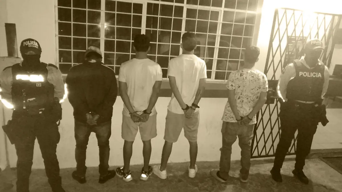 Cuatro detenidos por intentar secuestrar a un hombre en el norte de Quito