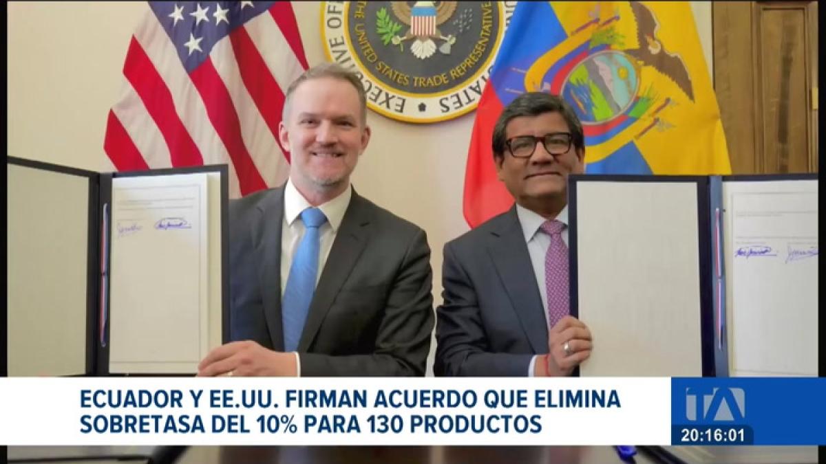Ecuador y Estados Unidos firman Acuerdo Comercial Recíproco