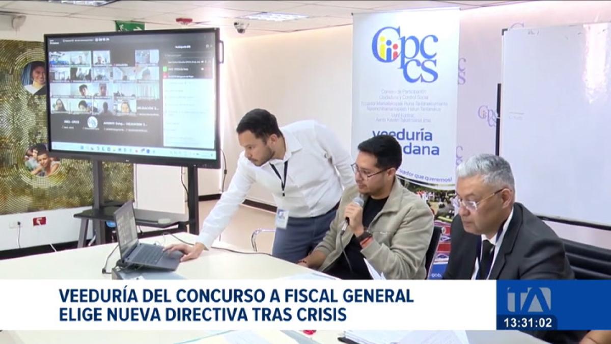 Veeduría del concurso para Fiscal General elige nueva directiva tras ...