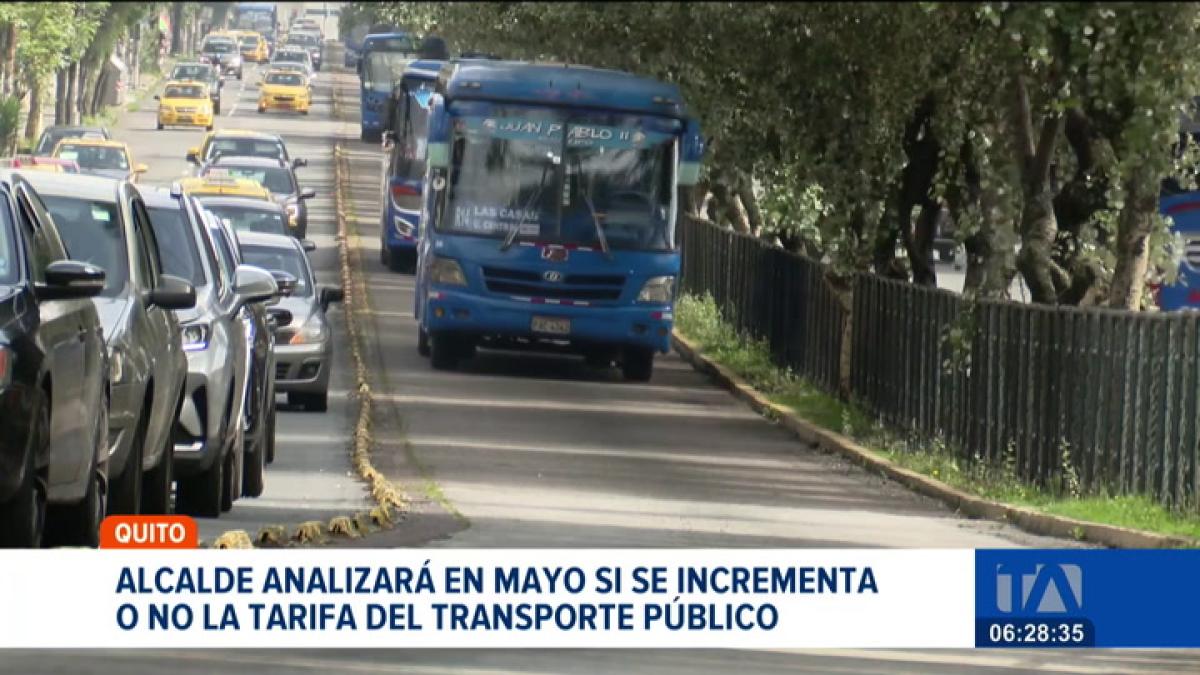 Alcalde de Quito analizará en mayo el alza de la tarifa de transporte ...