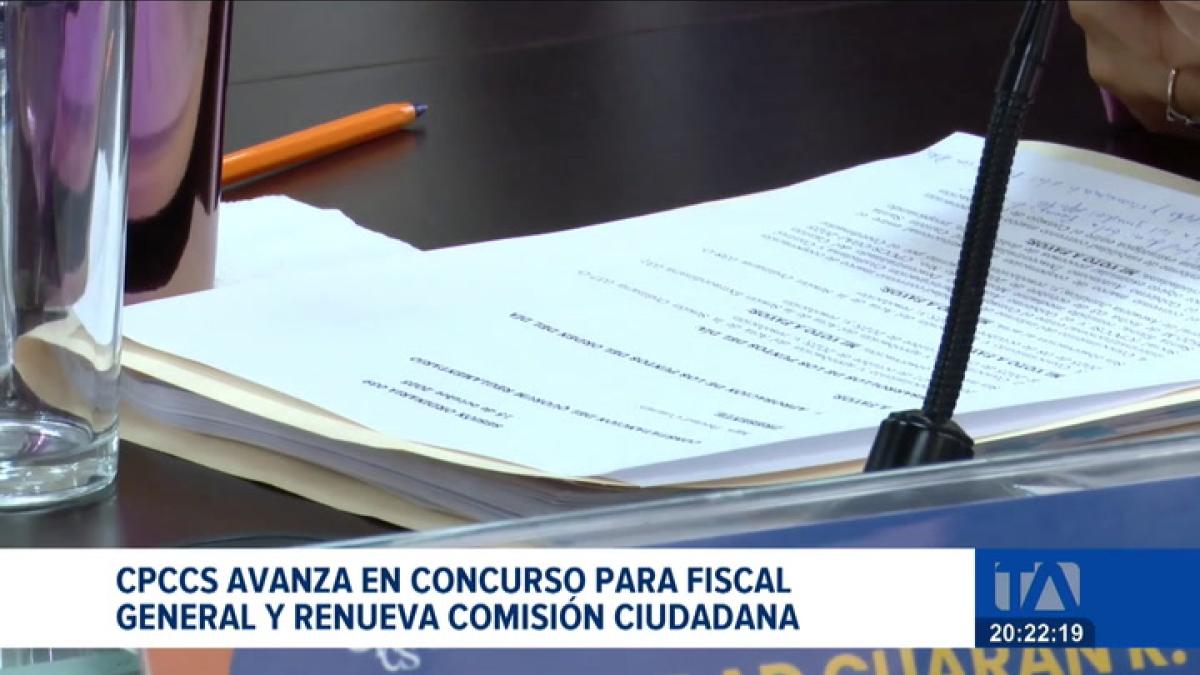 Cpccs aprueba cambios en la comisión del concurso para Fiscal General