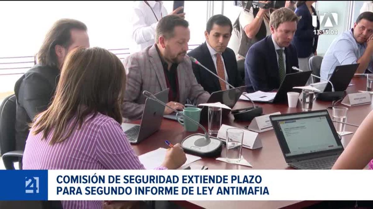 Comisión de Seguridad extiende plazo para informe de Ley Antimafia