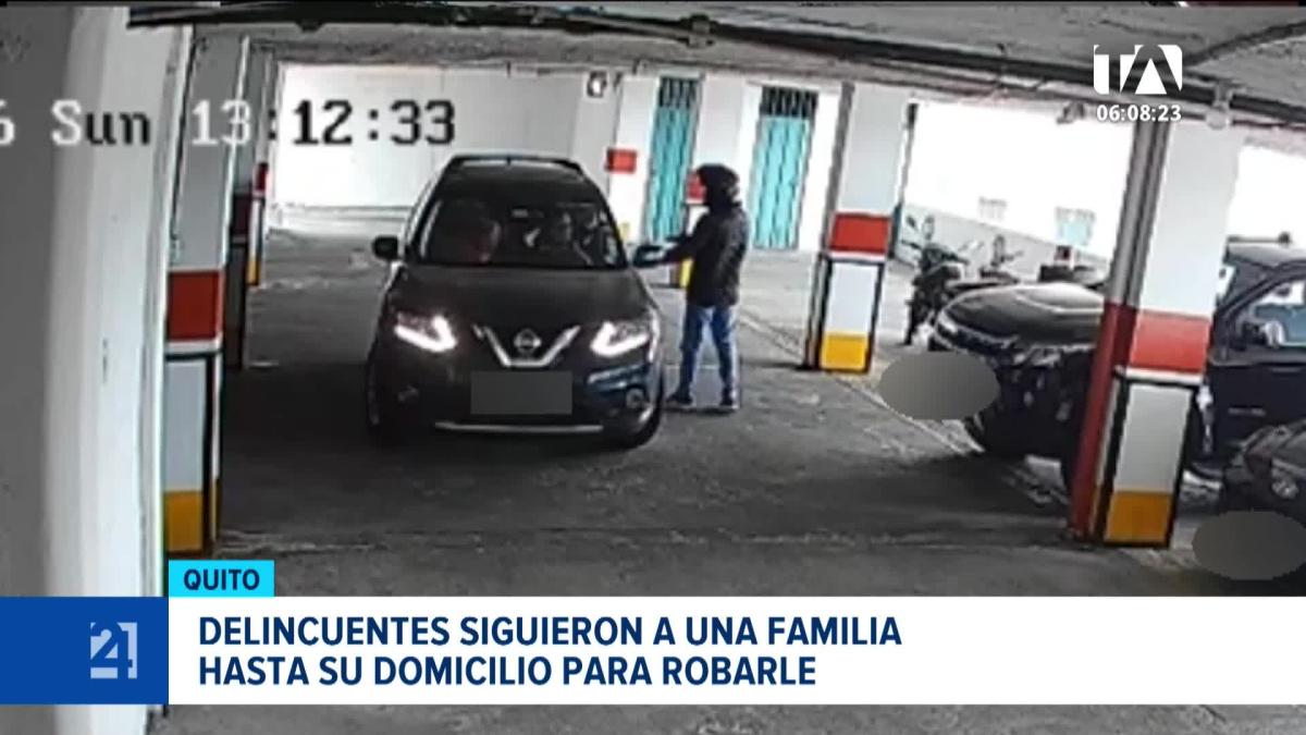 Hombres siguen a una familia hasta su domicilio para cometer un robo