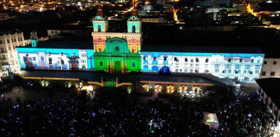 Quito se alista para el Festival de Mapping con una proyección de 500 000 visitantes